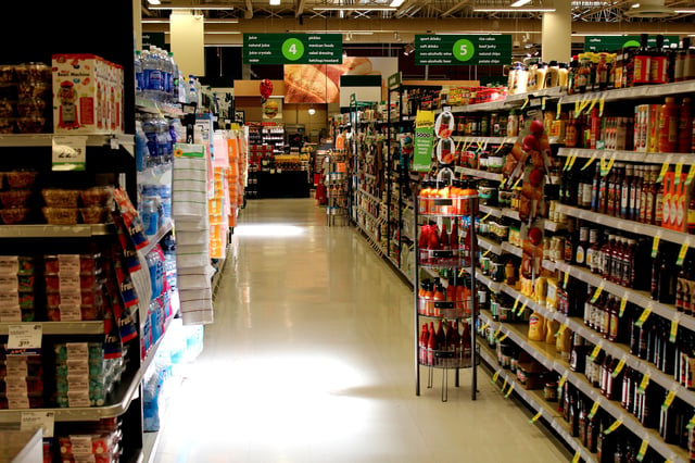 Supermarkets are crowded, and breaking onto the shelves isn't easy. 