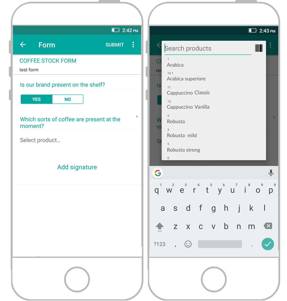 track your product performance by linking your products to forms form for mobile