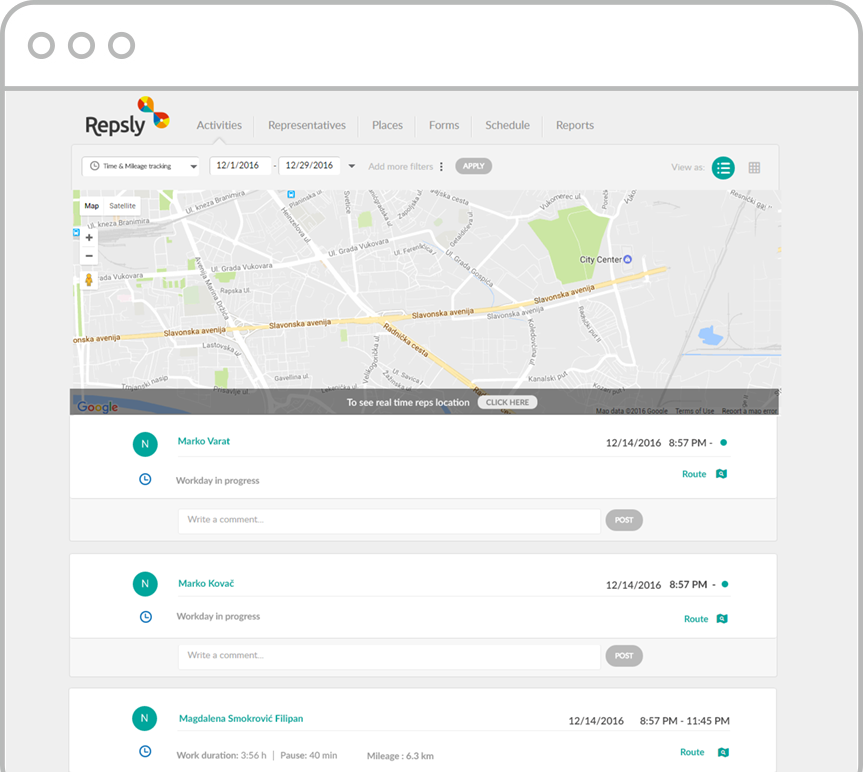 milage tracking