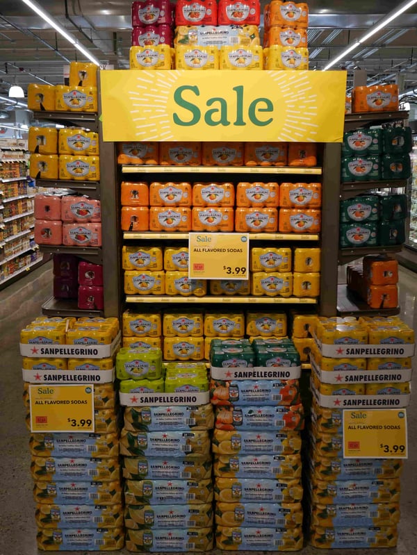 San Pellegrino End Cap Display