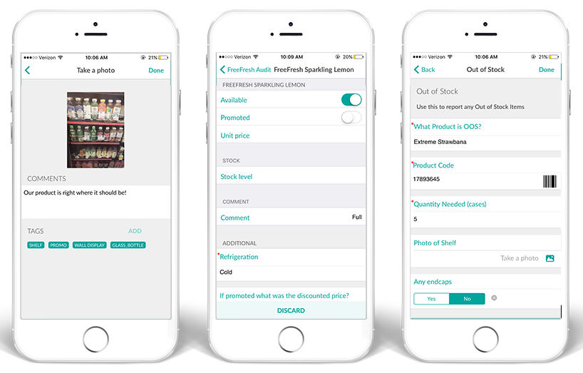 retail execution software collect real time store data team works app